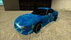 Mazda RX-7 Drift Blue Star für GTA San Andreas
