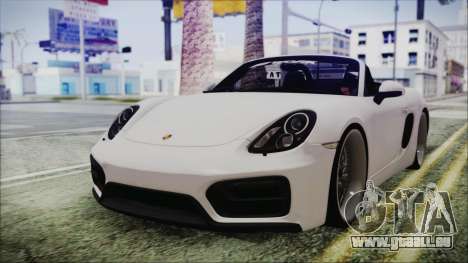 Porsche Boxster GTS 2016 für GTA San Andreas