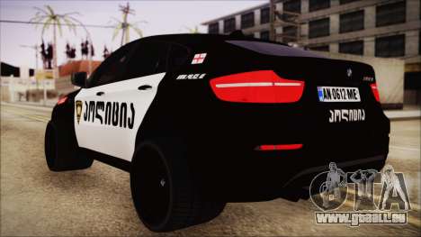 BMW X6 Georgia Police pour GTA San Andreas