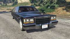 Cadillac Fleetwood 1985 Limousine [Beta] für GTA 5