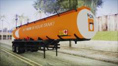 GTA 5 RON Tanker Trailer pour GTA San Andreas
