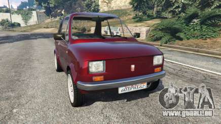 Fiat 126p v1.2 pour GTA 5