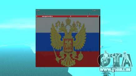 SampGui Flagge von Russland mit Wappen für GTA San Andreas