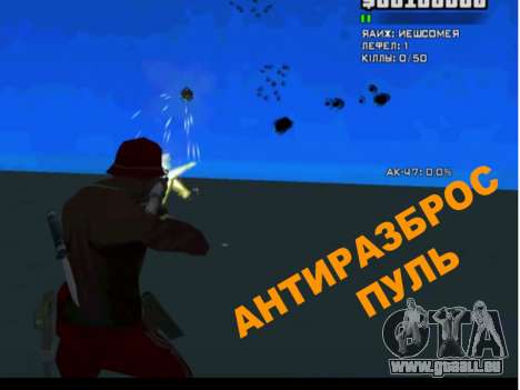 Antiretro balles pour GTA San Andreas