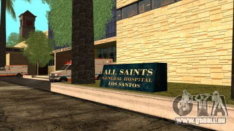 LSPD, All Saints Hospital & Skyscrapers 2016 pour GTA San Andreas