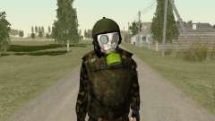 Russische Soldaten in der gas-Maske für GTA San Andreas
