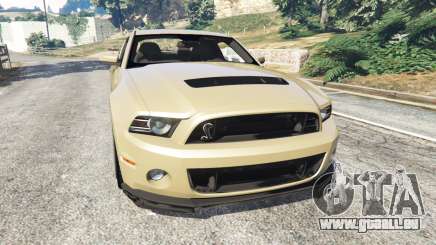 Ford Mustang Shelby GT500 2013 v2.0 pour GTA 5