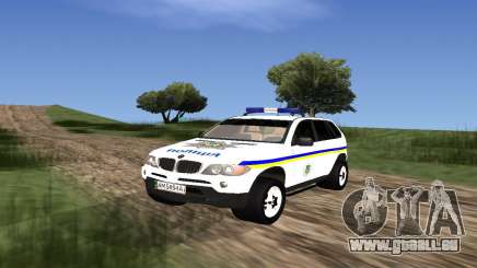 BMW X5 Ukranian Police für GTA San Andreas