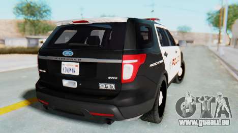 Ford Explorer Police pour GTA San Andreas