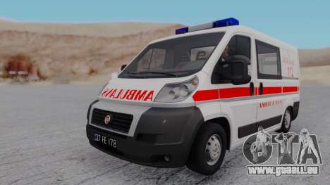 Fiat Ducato Turkish Ambulance für GTA San Andreas