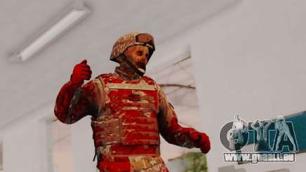 Zombie Military Skin pour GTA San Andreas