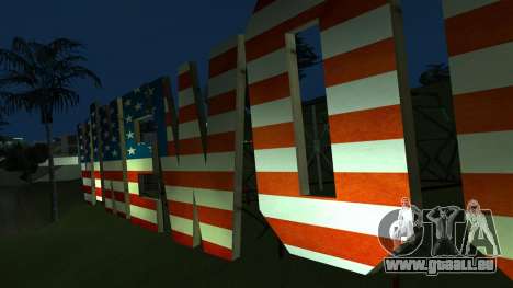 New Vinewood colors USA flag pour GTA San Andreas