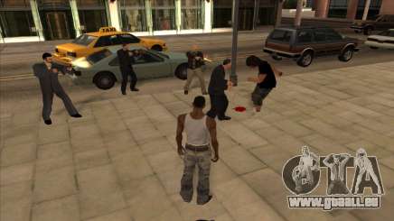 Les russes dans le quartier de Shopping pour GTA San Andreas