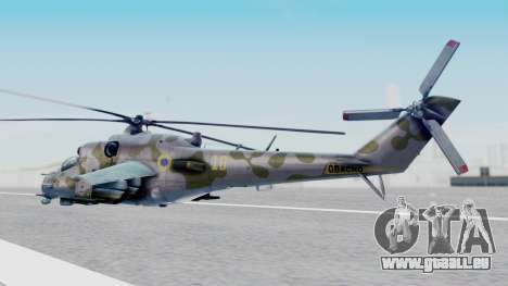 Mi-24V Ukraine Air Force 010 pour GTA San Andreas