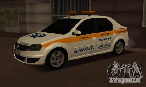 Renault Logan Security Service für GTA San Andreas