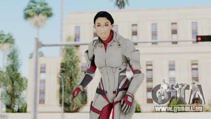 ME 1 Ashley Williams Default White Armor für GTA San Andreas