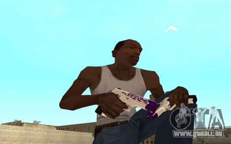 Purple fire weapon pack pour GTA San Andreas