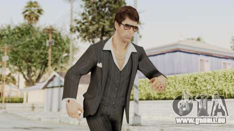 Scarface Tony Montana Suit v2 with Glasses pour GTA San Andreas