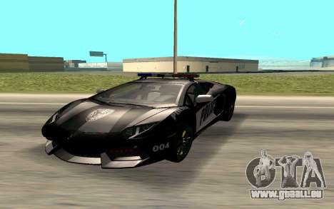 Lamborghini Reventon Police für GTA San Andreas