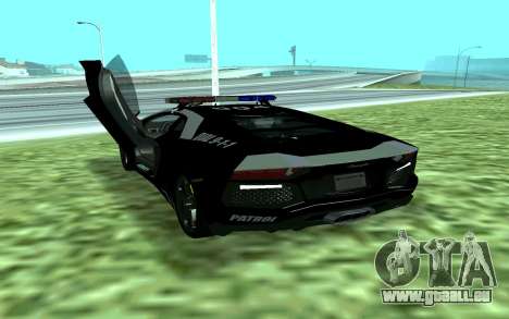 Lamborghini Reventon Police für GTA San Andreas