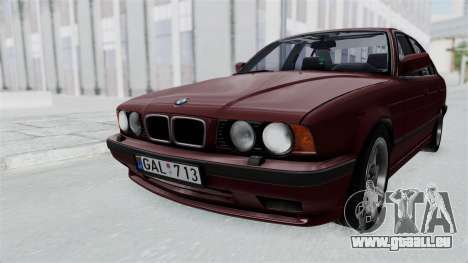 BMW 525i E34 1994 LT Plate pour GTA San Andreas