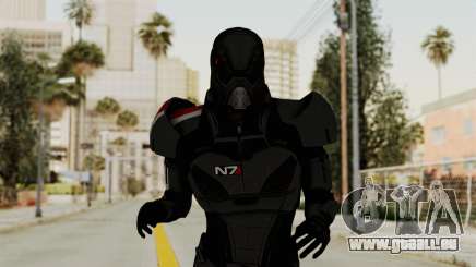 ME2 Shepard Default N7 Armor with Death Mask für GTA San Andreas