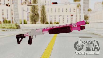 GTA 5 Pump Shotgun Pink pour GTA San Andreas