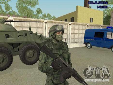 Modern Russian Soldiers pack pour GTA San Andreas