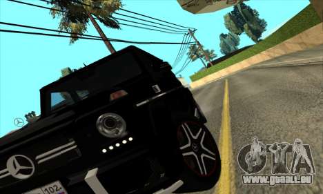 Mercedes G63 Biturbo pour GTA San Andreas
