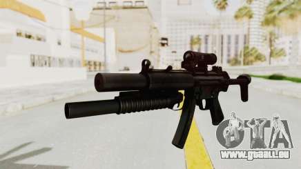 MP5SD with Grenade Launcher für GTA San Andreas
