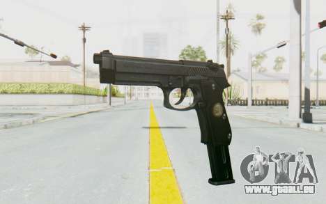 Tariq Iraqi Pistol Back v1 Black Long Ammo für GTA San Andreas