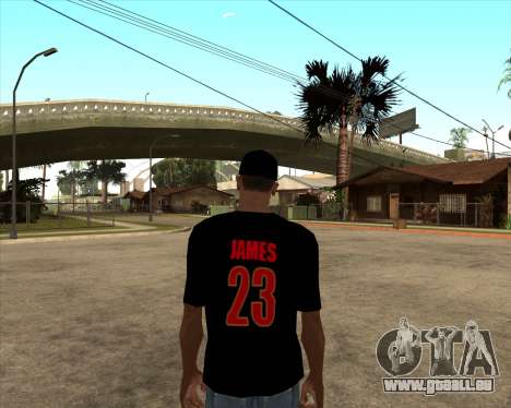 King James T-Shirt für GTA San Andreas