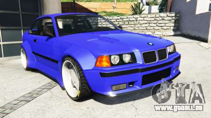 BMW M3 (E36) Street Custom [blue dials] v1.1 pour GTA 5
