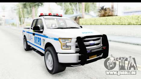 Ford F-150 Police New York pour GTA San Andreas