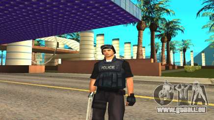 Original SWAT skin ohne Maske für GTA San Andreas
