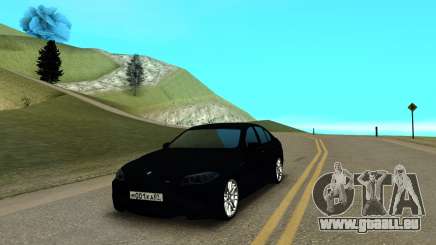BMW M5 F10 noir pour GTA San Andreas