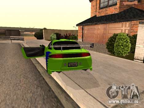 Mitsubishi Eclipse The Fast and the Furious pour GTA San Andreas