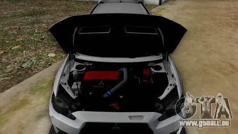 Mitsubishi Lancer Evolution X für GTA San Andreas
