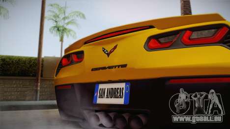 Chevrolet Corvette Stingray 2015 pour GTA San Andreas