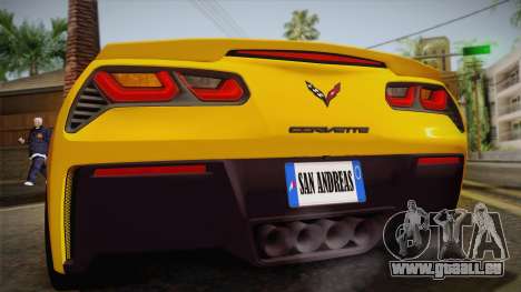 Chevrolet Corvette Stingray 2015 pour GTA San Andreas