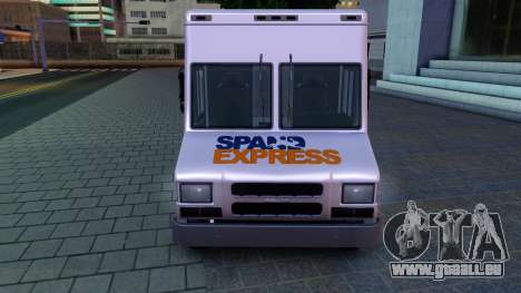 GTA IV Brute Boxville with SpandEx livery pour GTA San Andreas