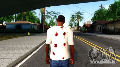 White I am Fine T-Shirt pour GTA San Andreas