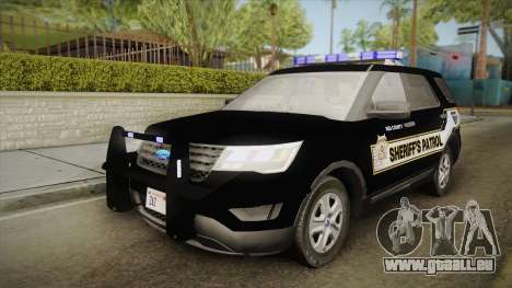 Ford Explorer 2016 Red County Sheriffs Office pour GTA San Andreas