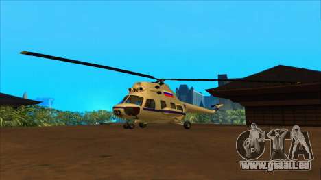 L'hélicoptère de la police de la Fédération pour GTA San Andreas