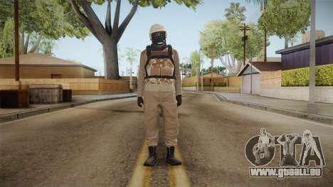 GTA Online Military Skin Beige pour GTA San Andreas