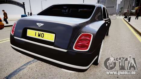 Bentley Mulsanne 2014 für GTA 4