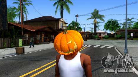 Pumpkin Mask Celebrating Halloween für GTA San Andreas