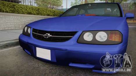 Chevrolet Impala 2004 Detective Unmarked für GTA San Andreas