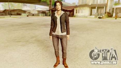 Rise of the Tomb Raider - Lara Leather Jacket für GTA San Andreas