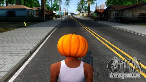 Pumpkin Mask Celebrating Halloween für GTA San Andreas